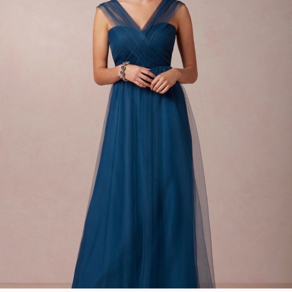 Jenny Yoo Annabelle Convertible Tulle Column Gown
